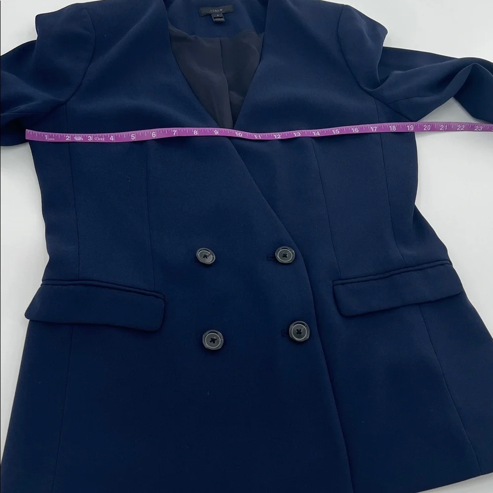J. Crew Navy French Girl Double-Breasted Blazer